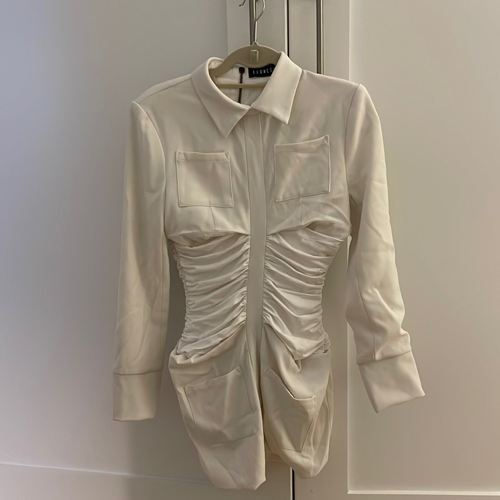 White Lioness Princess Polly dress